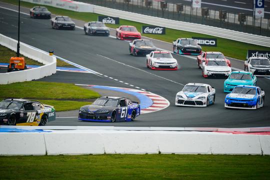 Rainy Day Ends Early for Hill at Charlotte